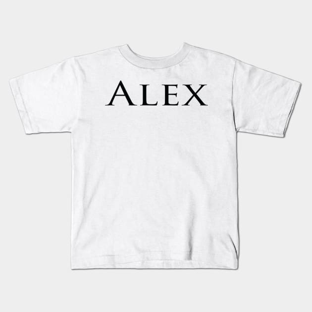 Alex My Name Is Alex Inspired Kids T-Shirt by ProjectX23Red